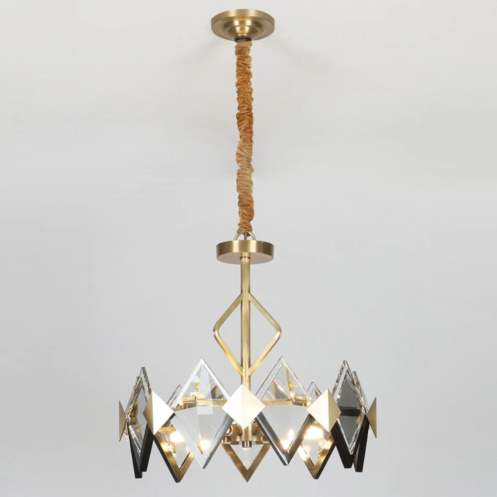 

Luxury living room crystal chandelier lighting