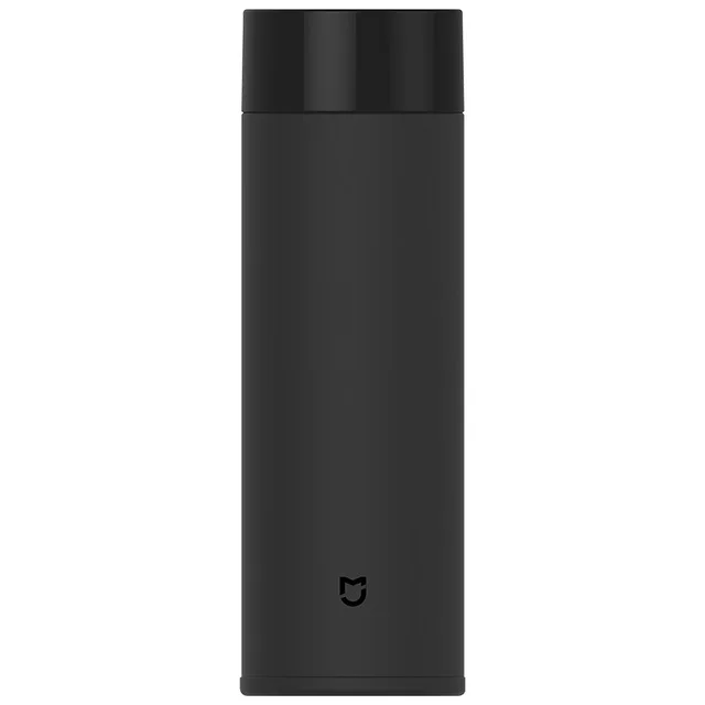 black Xiaomi Mijia, 350 мл, бутылка для воды из нержавеющей стали, 190 г, легкий термос, вакуумная мини-чашка для кемпинга, путешествий, портативная Изолированная чашка - Цвет: black