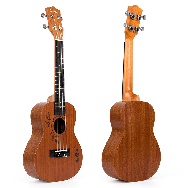 

Kmise Ukulele Concert Sapele Wood Ukelele Uke 23 inch 18 Frets 4 String Acoustic Professional Musical Instrument for Students