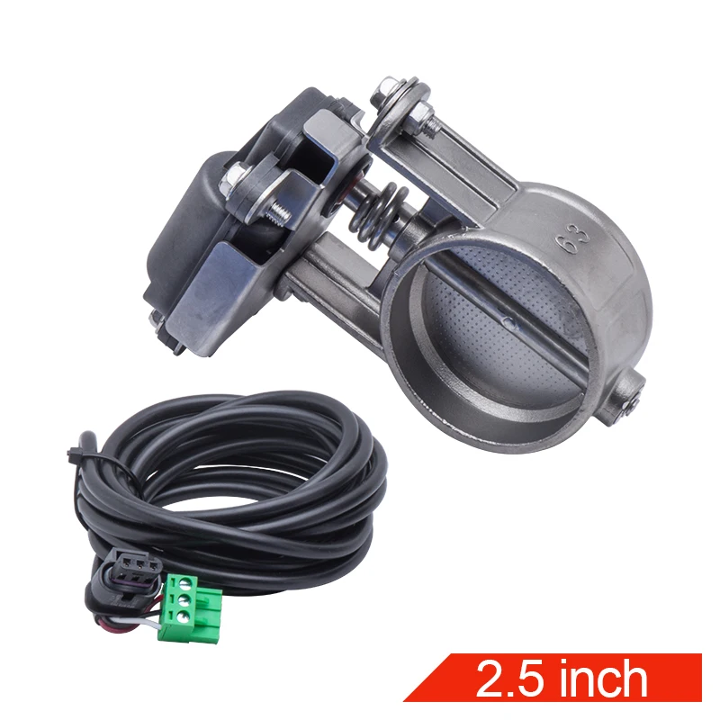 free shipping 2.0&2.5&3.0inch size double electric exhaust cutout valve with remote  control and app (OBD  control)