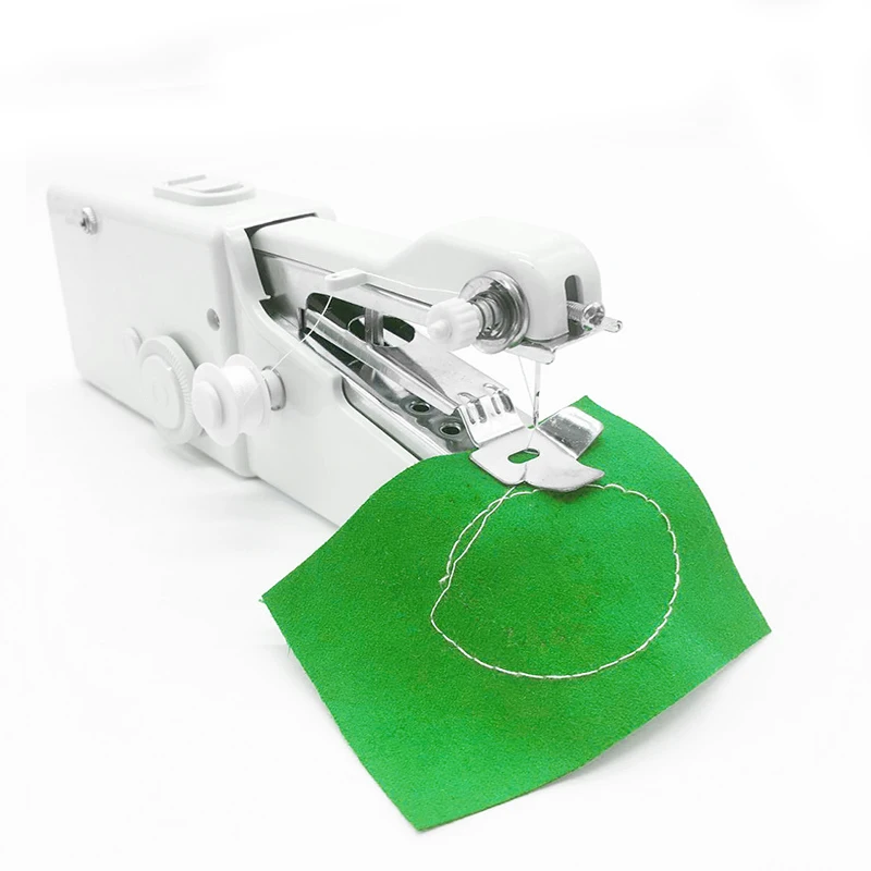 

Household Portable Household Mini Hand Sewing Machine Stitch Sew Needlework Cordless Clothes Fabrics Electronic Sewing Machine