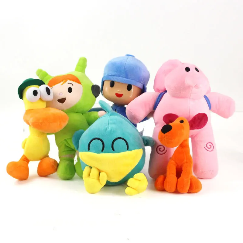 Новинка 2021 плюшевая кукла 6 шт. маленькая игрушка P Youyou Pocoyo Барто утка щенок Лула