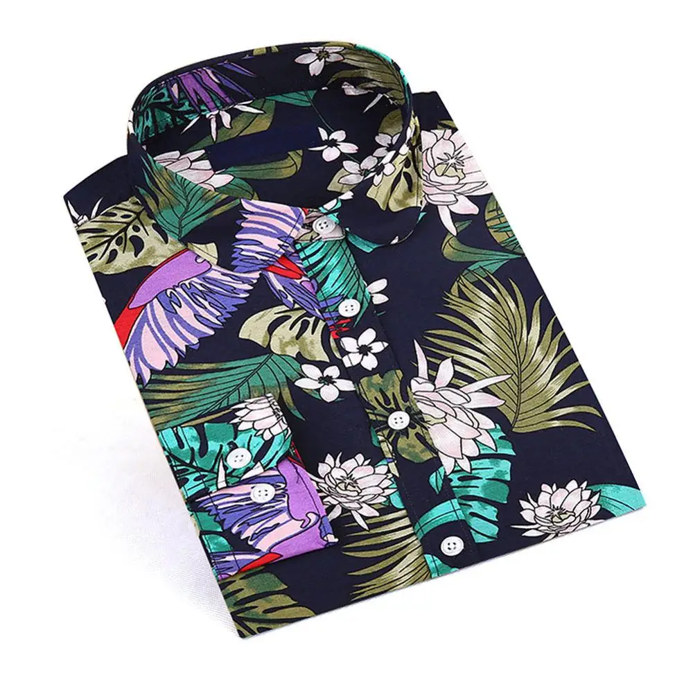 Женская Повседневная Блузка Dioufond хлопковая блузка на пуговицах с цветочным