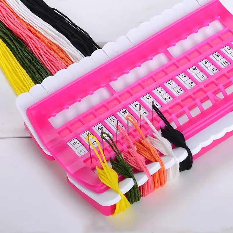 30 отверстиями крест стежка держатель игл DIY шелковые вышивальные нити органайзер