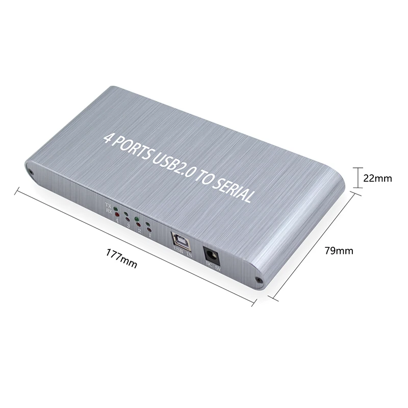 Последовательный адаптер разветвитель USB2.0 USB1.1 rs232 db9 с 4 портами|Кабели USB| |