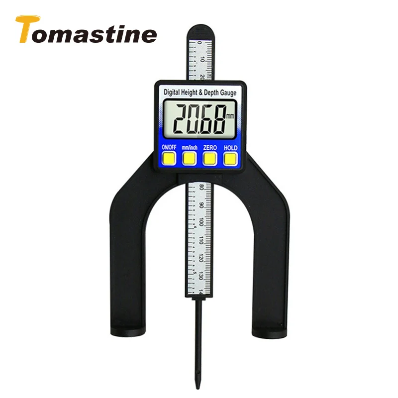 Глубиномер цифровой с ЖК дисплеем 0 80 мм|Шаблоны| |