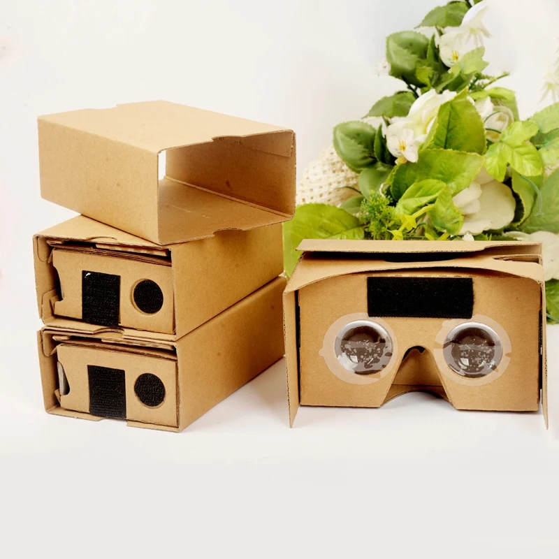 

5PCS 3D Glasses for Google Cardboard V2 VR Valencia 4.5- 6Inch Smartphone+Headband