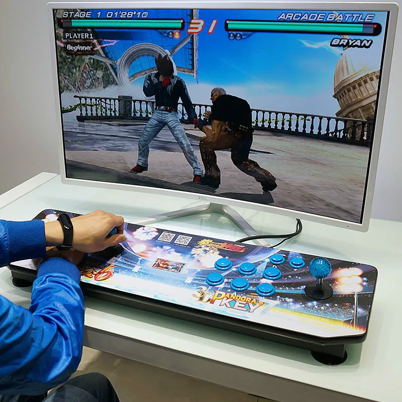 Cdragon аркадный джойстик с левой рукой версия два игрока игровая консоль подключи и