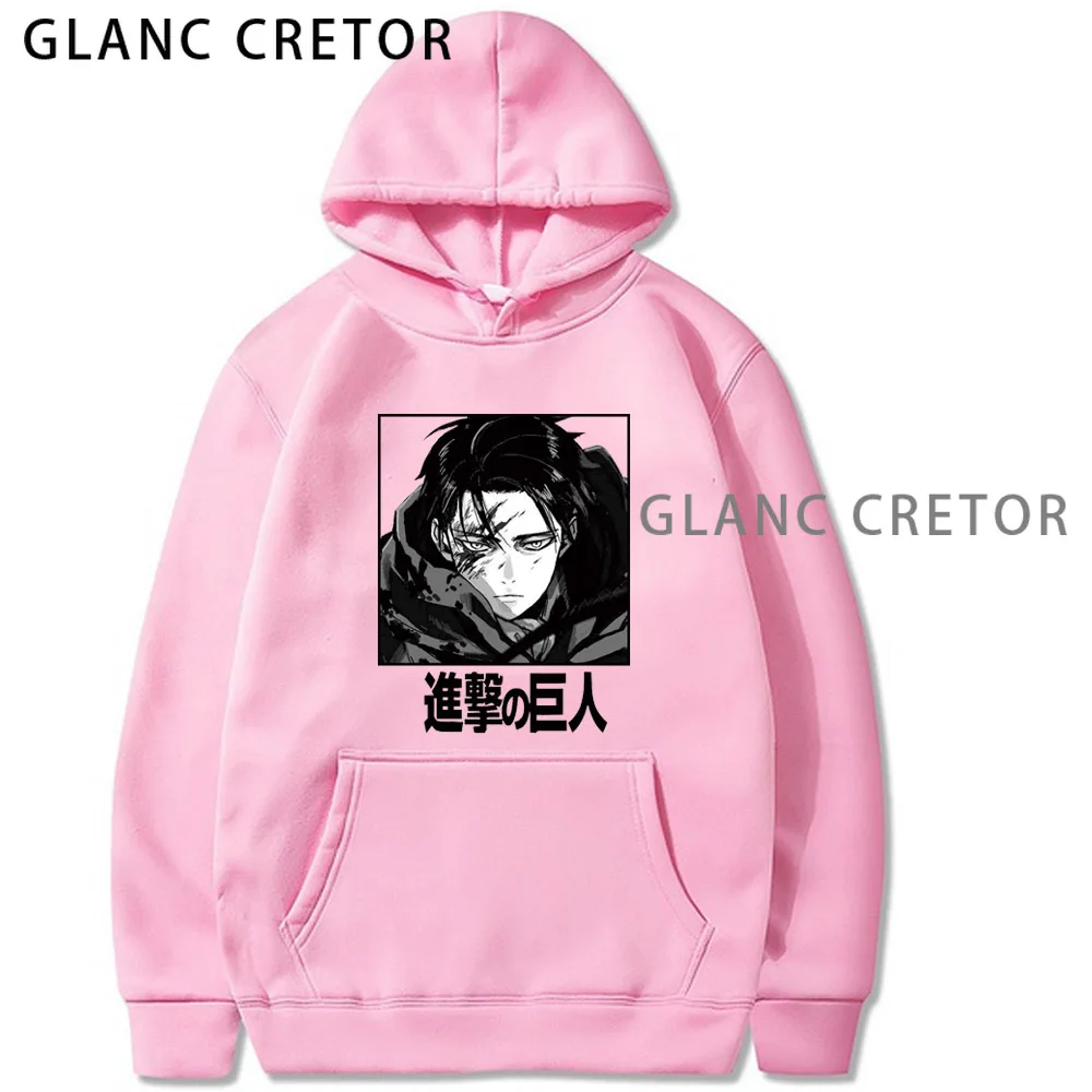

Hot Japanese Anime Attack on Titan Hoodies Men Funny Attack on Titan Graphic Streetwear Winter Fashion Unisex Sweatshirts Male