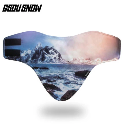 GSOU снег дети Лыжная Маска Дети Зимняя для лица мальчиков и девочек лыжный шарф