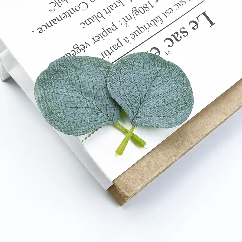 

Декоративные цветы из шелка smr, искусственные листья эвкалипта, разноцветные