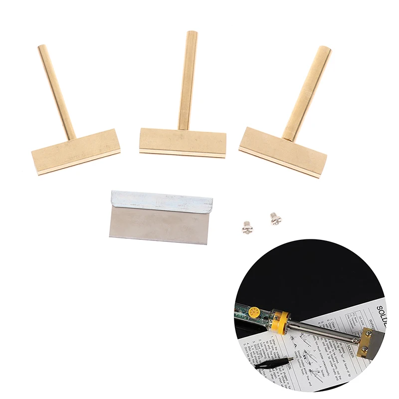 

New T- Soldering Iron Tips Solder Tip 1pcs with Free Hot Press 30W 40W 60W for LCD Screen Flex Cable Repair