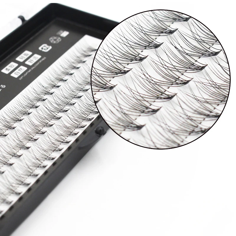 

60pcs Professional Individual Cluster EyeLashes Grafting Fake False Eyelashes Makeup Eyelash Extension Individual Eyelash Bunche