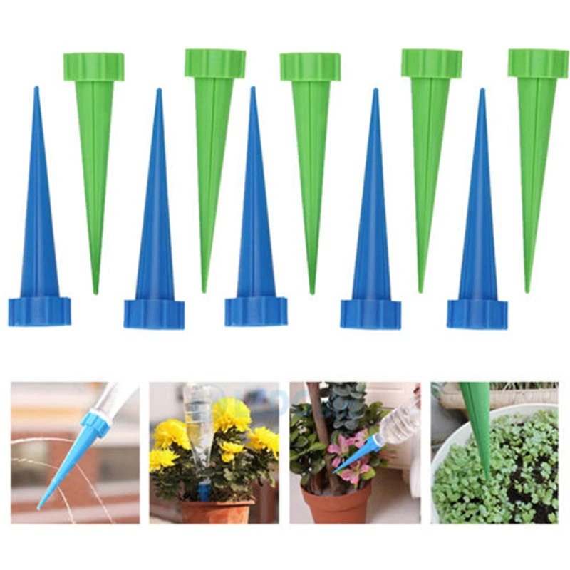 

1Pcs Plant Flower Water Control Drip Cone Spike Waterer Bottle Irrigation System 13.5*3cm Garden Irrigation Watering Kits