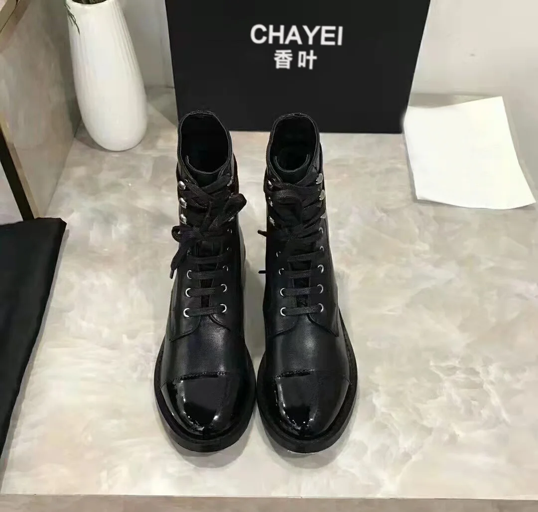 

Genuine leather trendy fashion luxury ladies ankle boots size 34-40