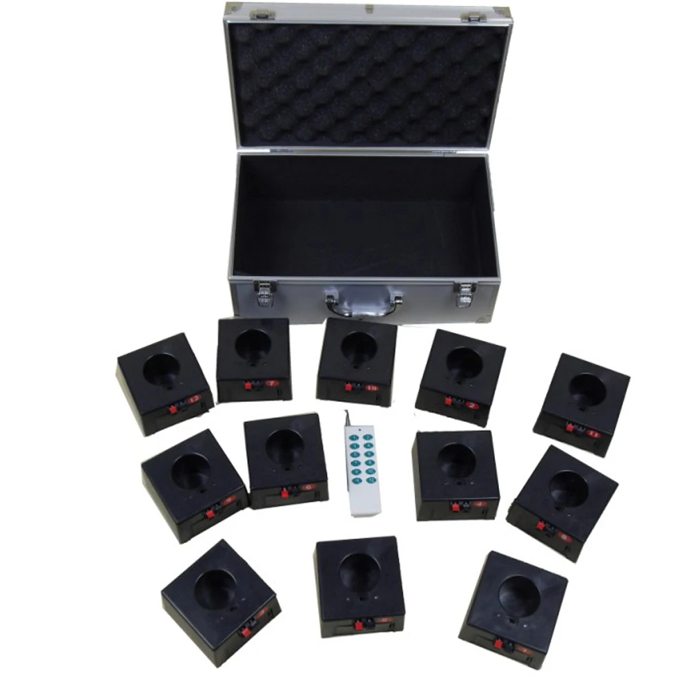 Беспроводной пульт дистанционного управления с 4-12 канальной приемной коробкой для запуска фейерверков на день рождения, свадьбу и другие праздники.