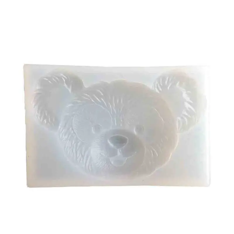 

Cute Bear Keychain Pendant Mold Resin Casting Animals Mold Jewelry Making Tools