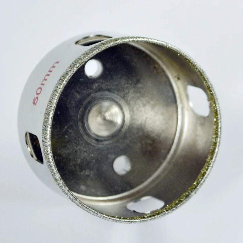 

SODIAL(R) Silver Tone Diamond Tipped Glass Drilling Hole Saw 50mm