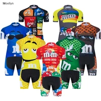funny novelty short sleeve cycling clothing sets breathable mtb bike clothing mens bicycle clothes ropa ciclismo cycling jerseys