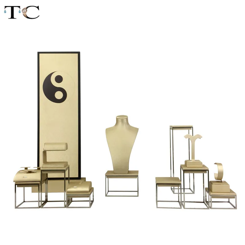 

Tai Chi Design Jewelry Display Rack Stand Stainless Steel Jewelry Earring Display Necklace Showcase Jewelry Display Rack Holder