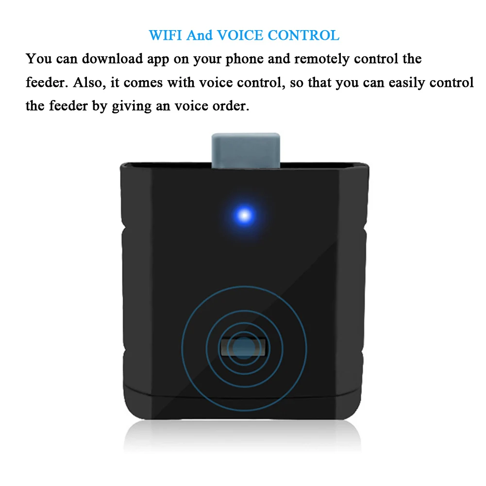 Оригинальный Автоматический фидер для рыб Wifi программируемый аквариум