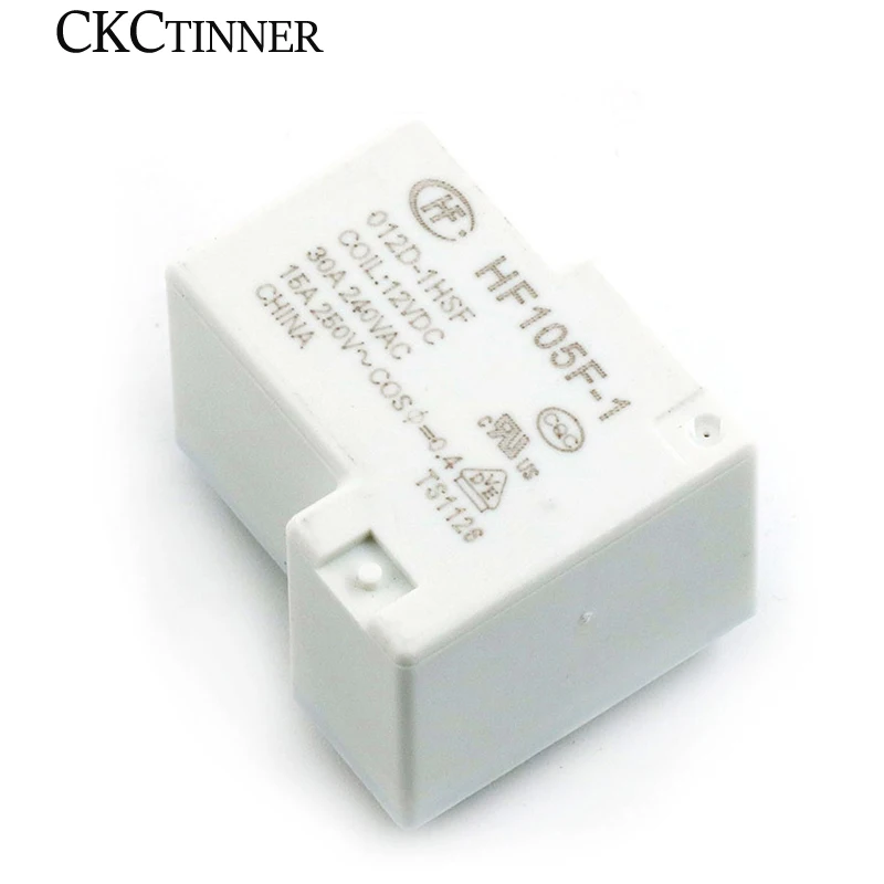 Реле HF- JQX-105F-1- 005D 012D 024D-1HS DC5V 12V 24V нормально разомкнутое 30A 1 шт. | Обустройство дома