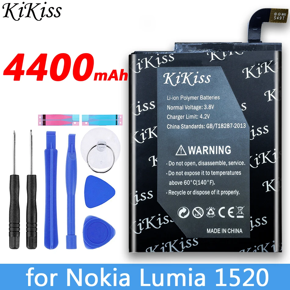 KiKiss BL-4YW BV-T4D BP-4GW Батарея для microsoft Nokia Lumia 950 925 922 920 940 1320 1520 акумуляторная батарея BV-4BW BV-4BWA - Цвет: BV-4BW