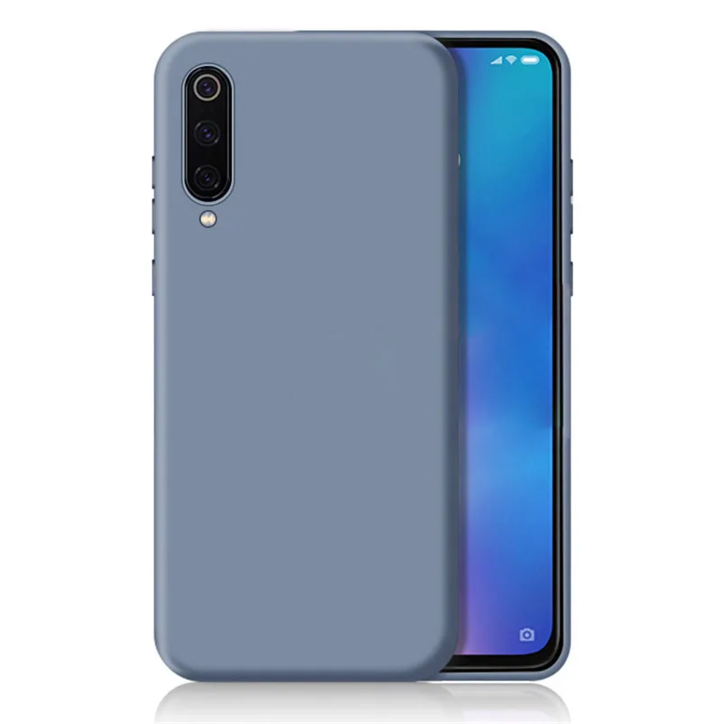 hui Роскошный жидкий силиконовый чехол для Xiaomi mi 9T 9 SE A2 6X A3 8 Lite CC9 CC9e mi x 3 чехол для Red mi Note 7 Pro Go K20 6 6A 7A Funda - Цвет: hui