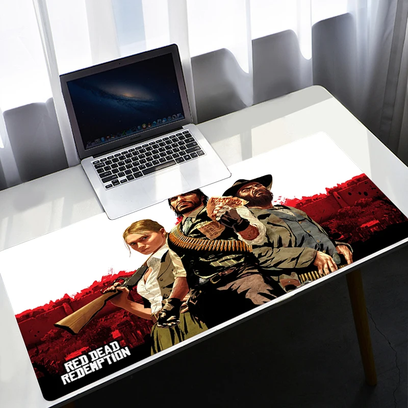 

Большой игровой коврик для клавиатуры и мыши Red Dead выкуп 2 90x40 см, Настольный коврик для компьютерных игр, коврик для мыши XXL, коврики для офисных игр