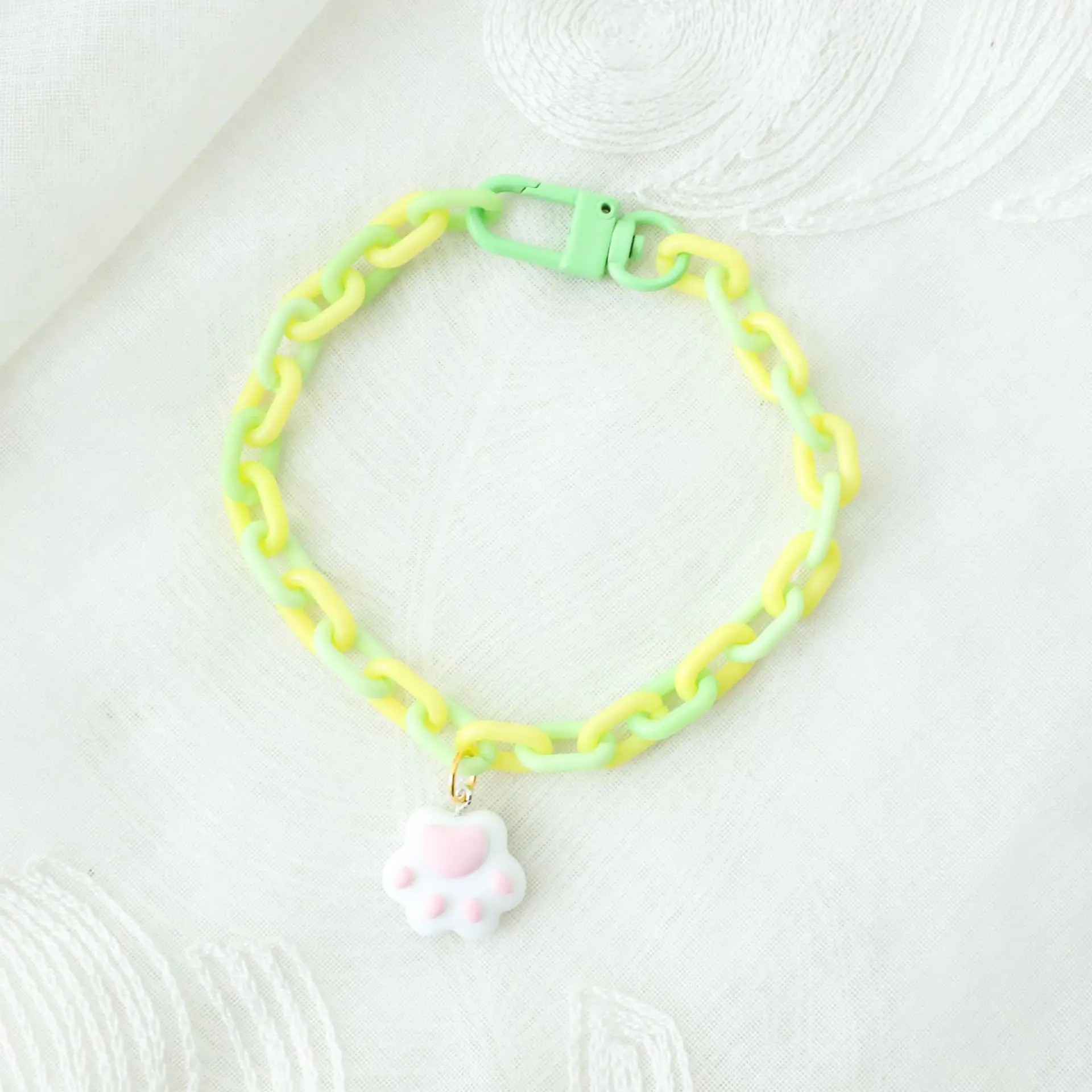 Ожерелье для собак и кошек карамельных цветов подвеска-колокольчик защиты