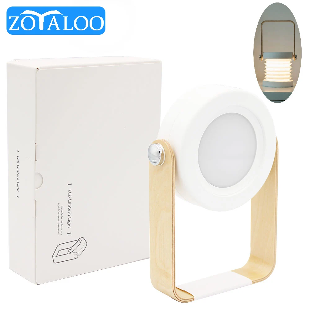 

Portable Lantern Lamp Foldable Touch Dimmable Reading LED Night Light USB Rechargeable for Children Kids Gift Bedside Bedroom