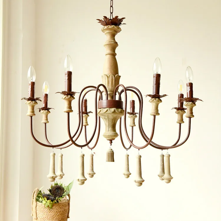 Итальянская винтажная Светодиодная свеча люстра светодиодная канделябра блеск