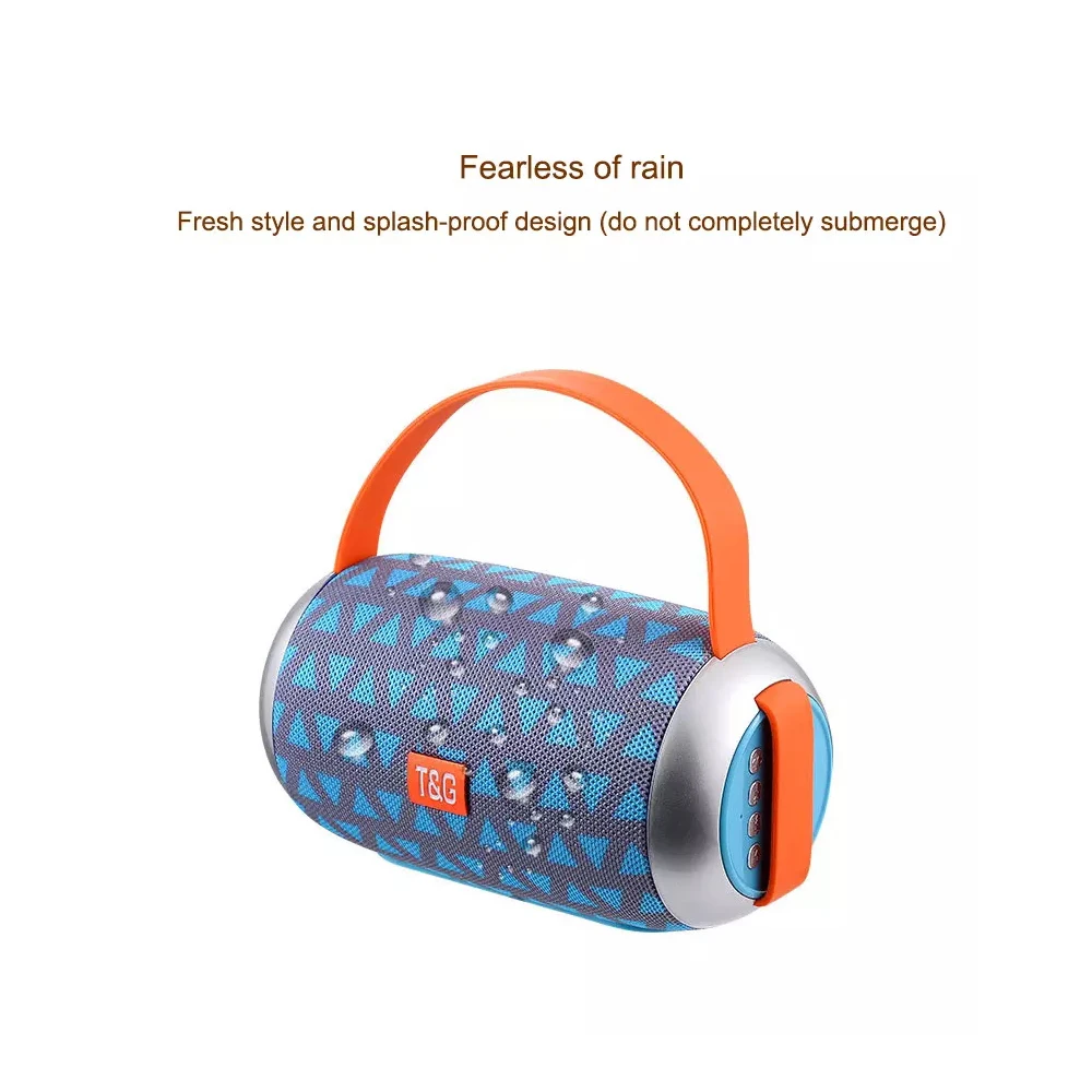 

Portable Wireless Speaker TG112 Column Waterproof Loudspeaker Bass Outdoor Sports Soundbar Music System Bluetooth 5.0 Speaker