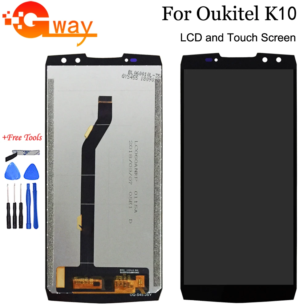 Оригинальный Для Oukitel K10 ЖК-дисплей Дисплей и кодирующий преобразователь