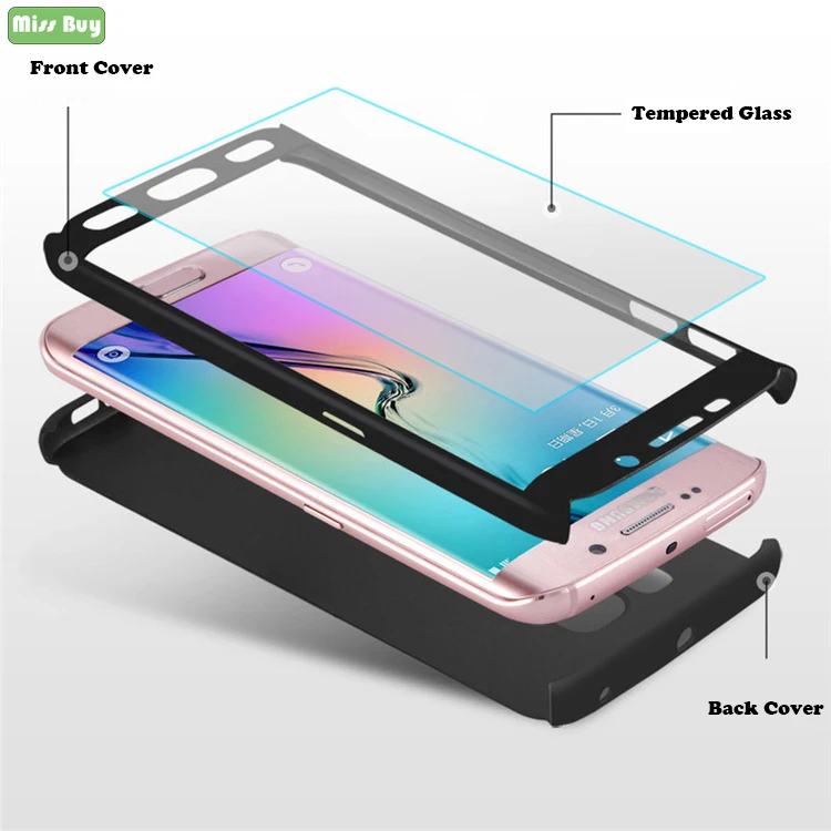 

360 Degree Full Cover Case For Huawei P40 Lite P30 Pro P20 P10 Lite P9 Plus P8 Lite 2015 Coque Shockproof Cover +Tempered Glass