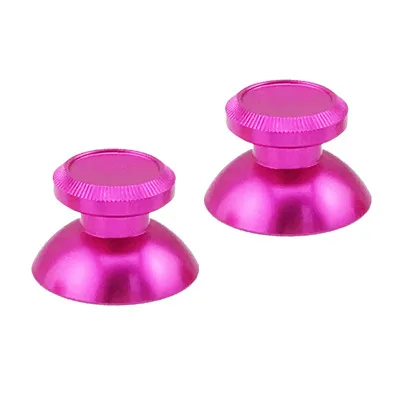 Алюминиевый металлический 3D Аналоговый джойстик для Playstation 4 PS4 Slim Pro thumb Stick grip cap Замена для xbox ONE контроллер - Цвет: pink