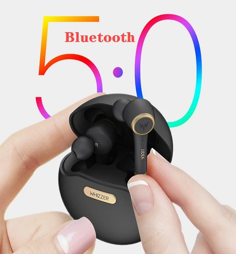 Whizzer TP1 беспроводные Bluetooth наушники TWS V5.0 водонепроницаемые IPX5 в ухо 3D стерео с