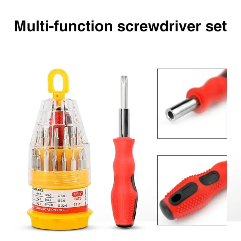 

31 in 1 screwdriver screwdriver cross mobile phone repair tool pagoda screwdriver multi-function screwdriver set