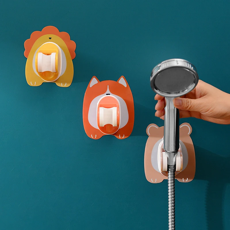 

Держатель для душевой лейки Catoon, регулируемый самоклеящийся кронштейн для душевой лейки, настенное крепление