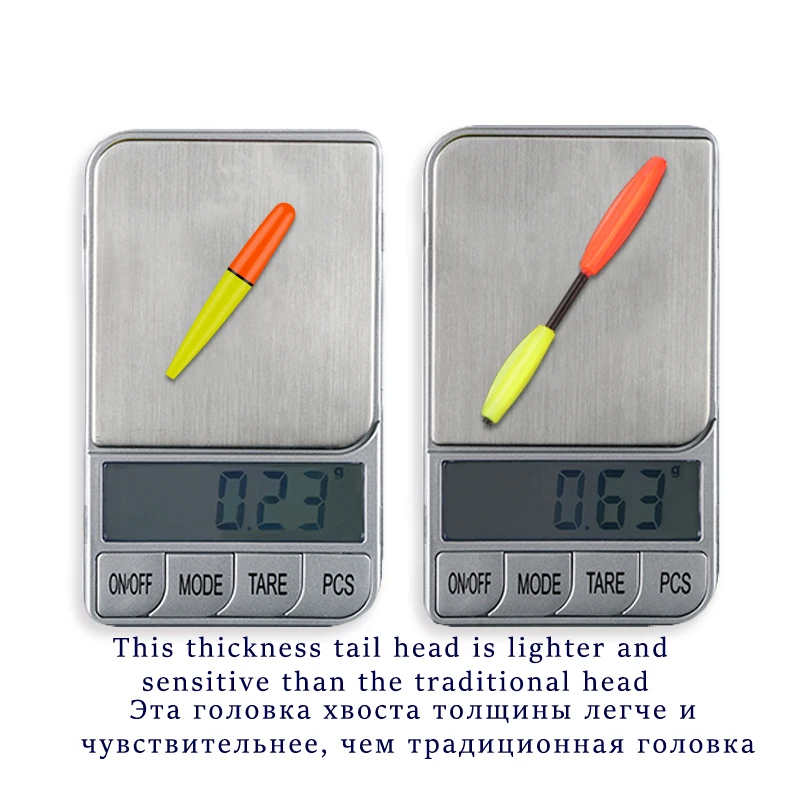 2020 поплавков хвост глаз бобы подвижные DIY прозрачные чувствительные визуальные