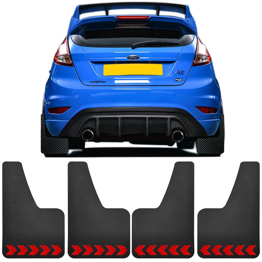 Mudflaps Mud Flaps Splash Guards Mudguard For Ford Fiesta 5 6 7 RS ST ST150 ST180 ST200 ST-LINE ST500 Zetec S Rally With Sticker