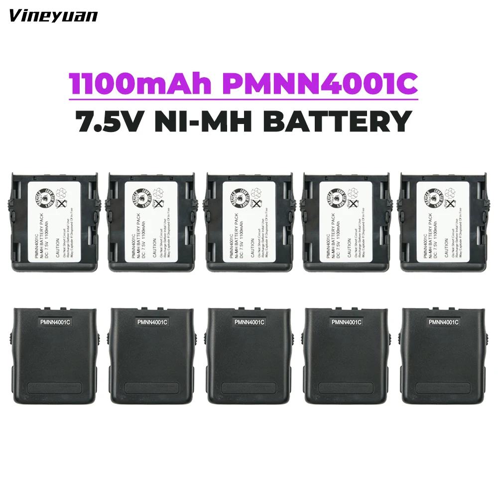 

10X PMNN4000 PMMN4001 PMMN4013 Ni-MH аккумулятор для Motorola GP68 GP63 GP688 Pacer Spirit SU42 SV52 Двусторонняя радиостанция