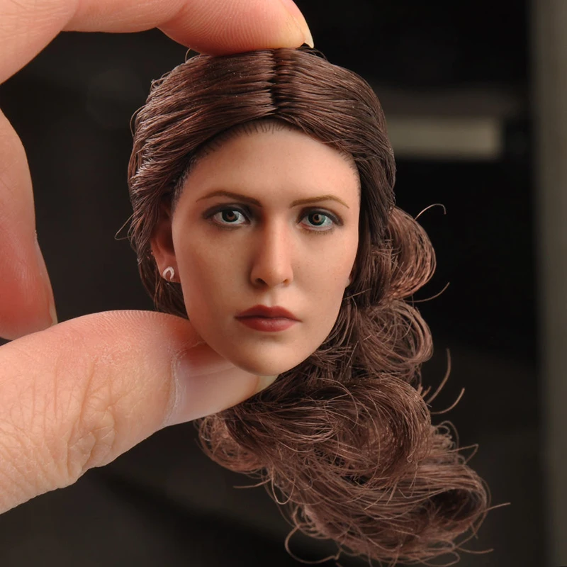 

1:6 scale female girl headsculpt model Elizabeth Olsen Scarlet Witch head sculpt for 12'' woman lady action figures bodies