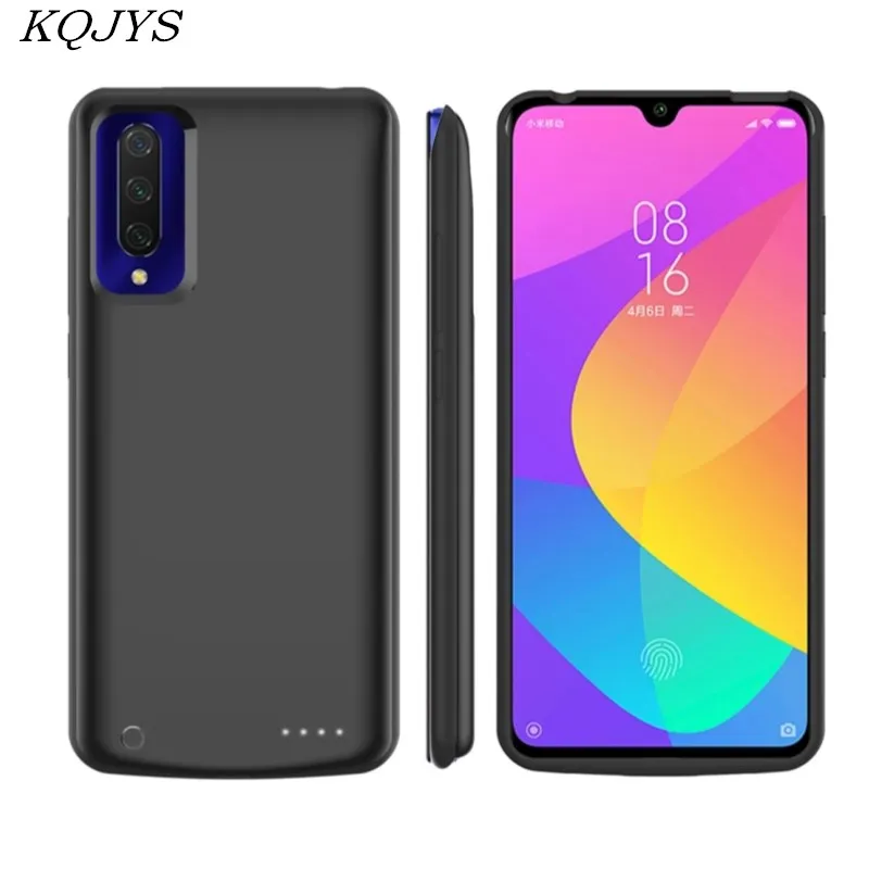 6500 мА/ч портативное зарядное устройство чехол для Xiaomi Mi 9 Lite Дополнительный