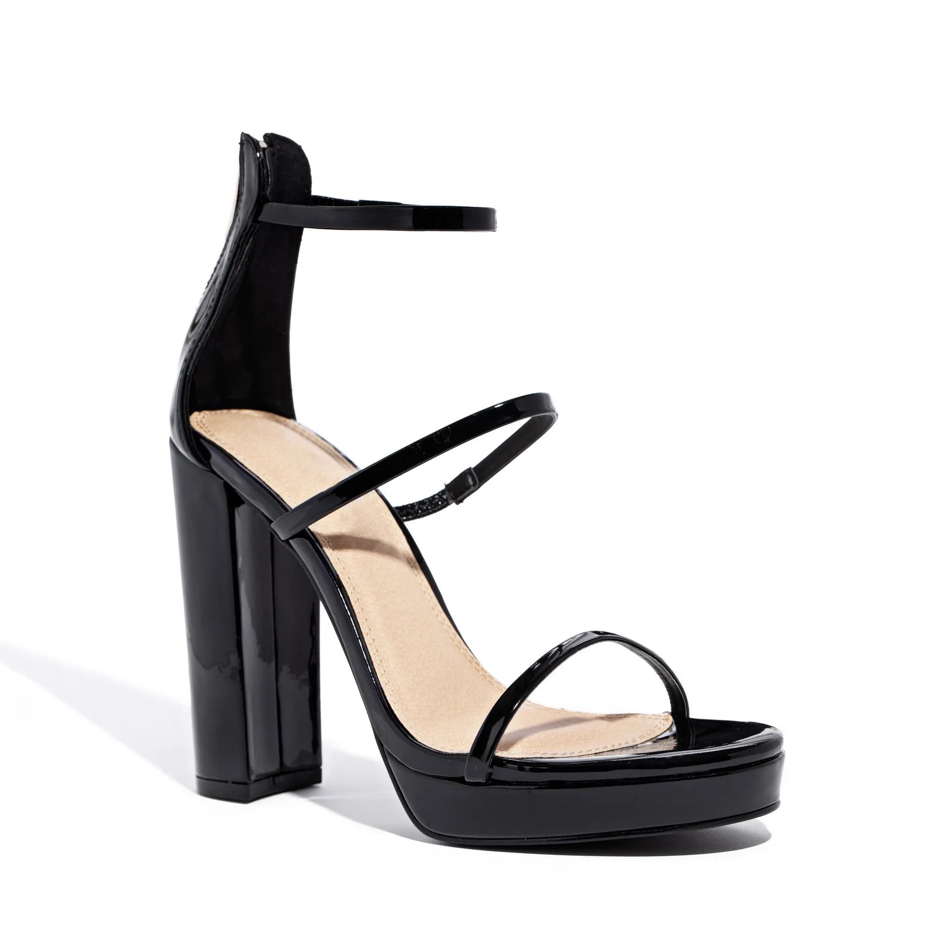 

Black Platform Sandals Snakeskin Female Shoe Large Size High Heels Espadrilles Girls Closed Velvet Fashion Beige Comfort Big Hig