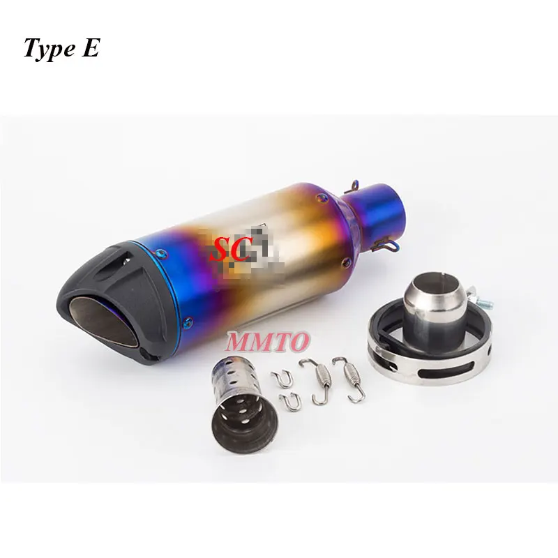 Akrapovic Escape Moto 51 мм выхлопная труба мотоцикла SC глушитель для мотокросса Pitbike YZF Ninja400