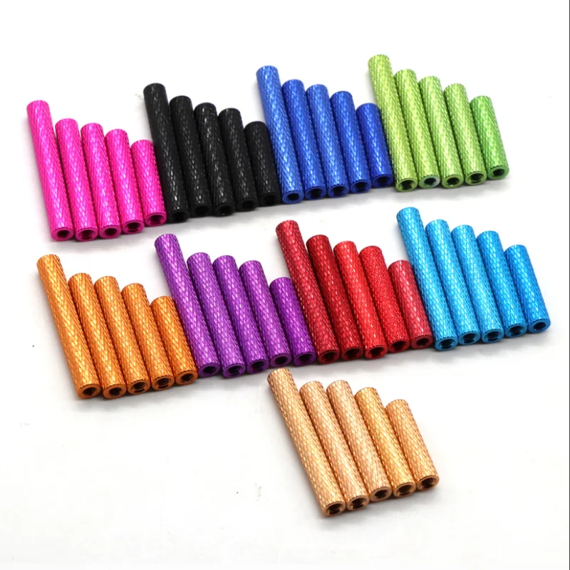 

20pcs Multi-axis Frame Aluminum Stud Column Pillar M3*35/30/28/25/20 Outer Grain Mesh Texture Non-slip for RC Quadcopter Drone