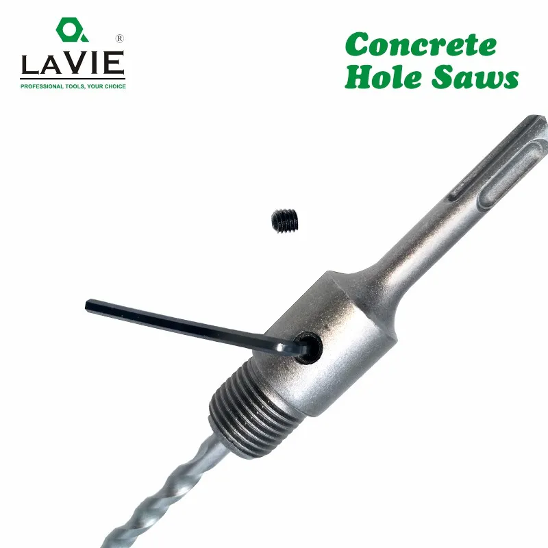 

1 set SDS PLUS Concrete Hole Saw Electric Hollow Core Drill Bit 100mm Shank 110mm Cement Stone Wall Air Conditioner Alloy Blade