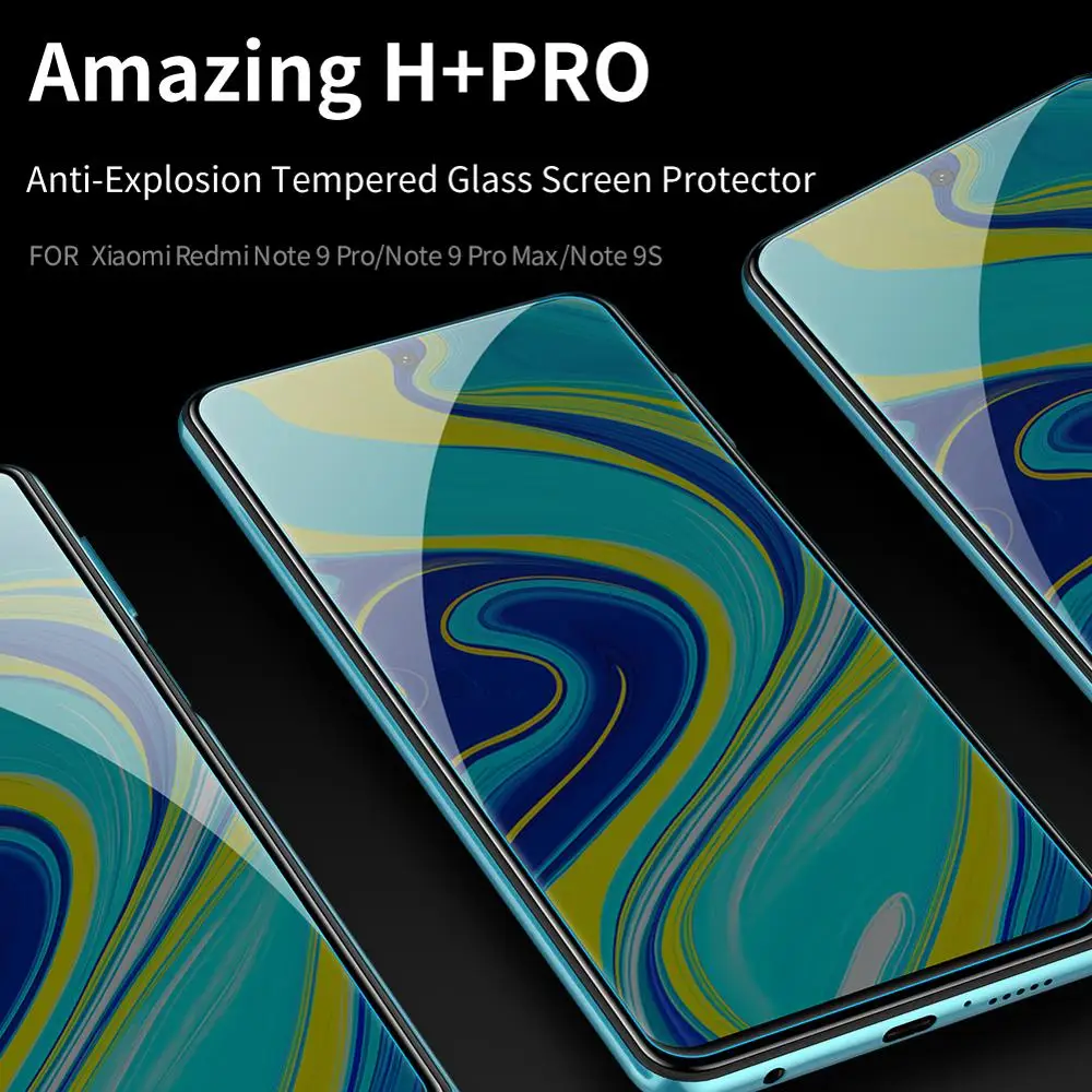 

Nillkin for Xiaomi Redmi Note 9 Pro MAX 9s Glass Screen Protector 9H Hard Clear Safety Tempered Glass on Redmi Note 9 Pro Max 9S