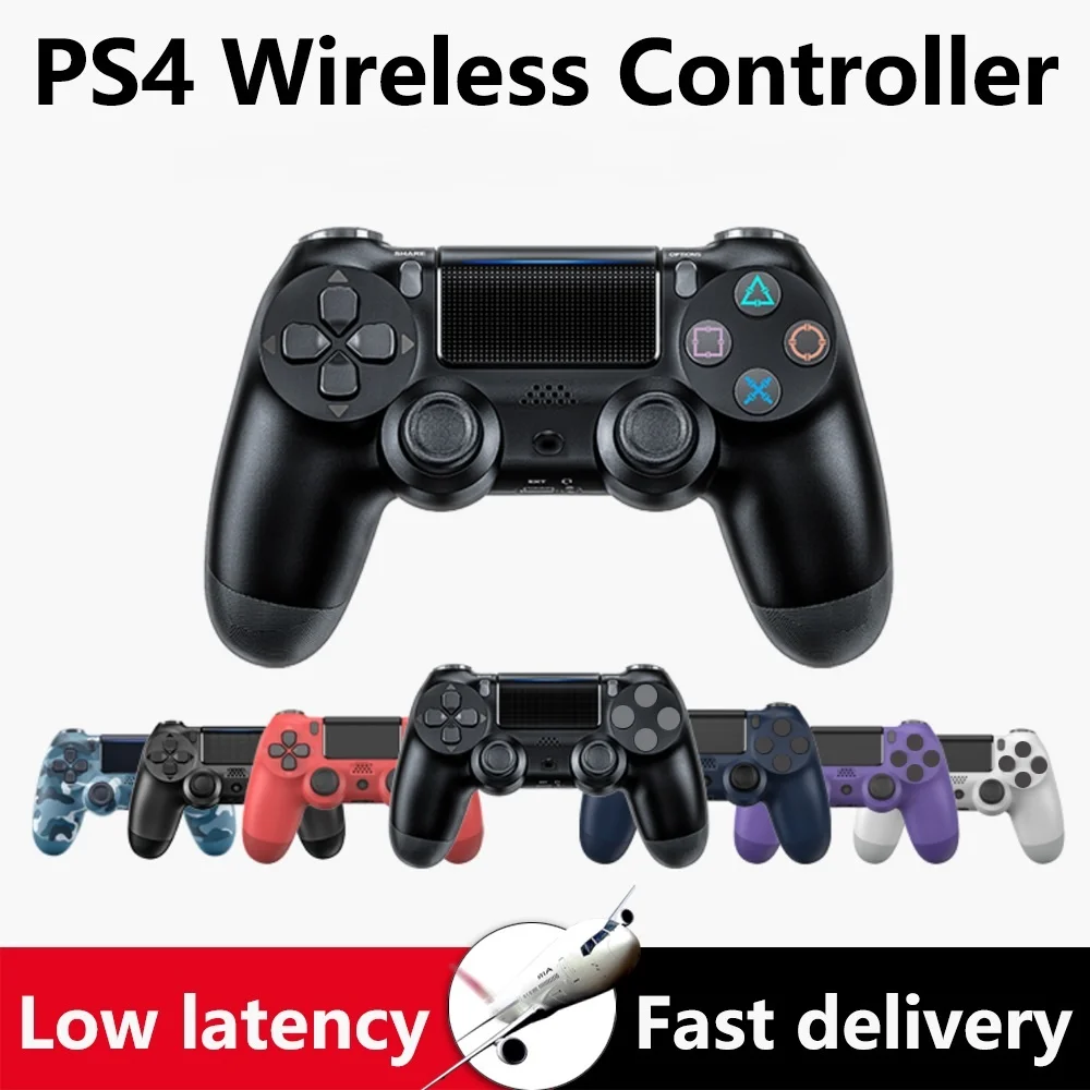 

New Gaming Bluetooth Vibration Gamepad Playstation 4 Console Detroit Wireless Joystick For Sony PS4 Android Controller